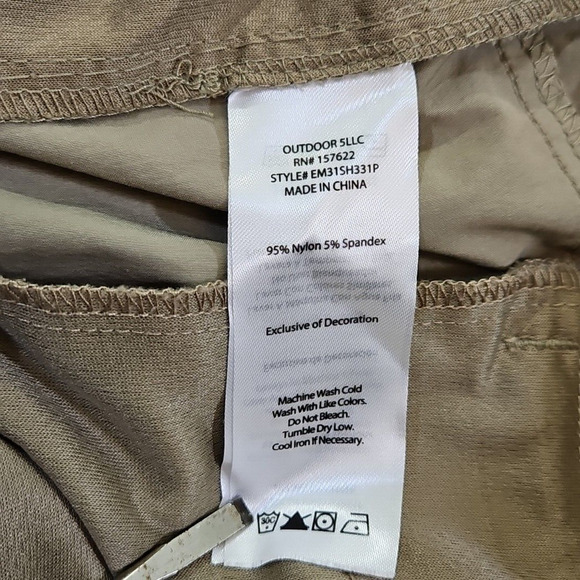 Eddie Bauer Men's Size 40 Zipper Cargo Shorts 10” Inseam Gorpcore EUC EM42SH331P - Picture 10 of 11